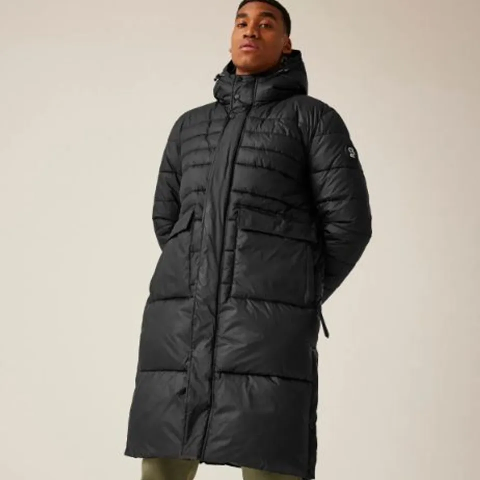 BRAND NEW REGATTA CHRISTIAN LACROIX COLLONGUES LONG PUFFER COAT BLACK SIZE XL