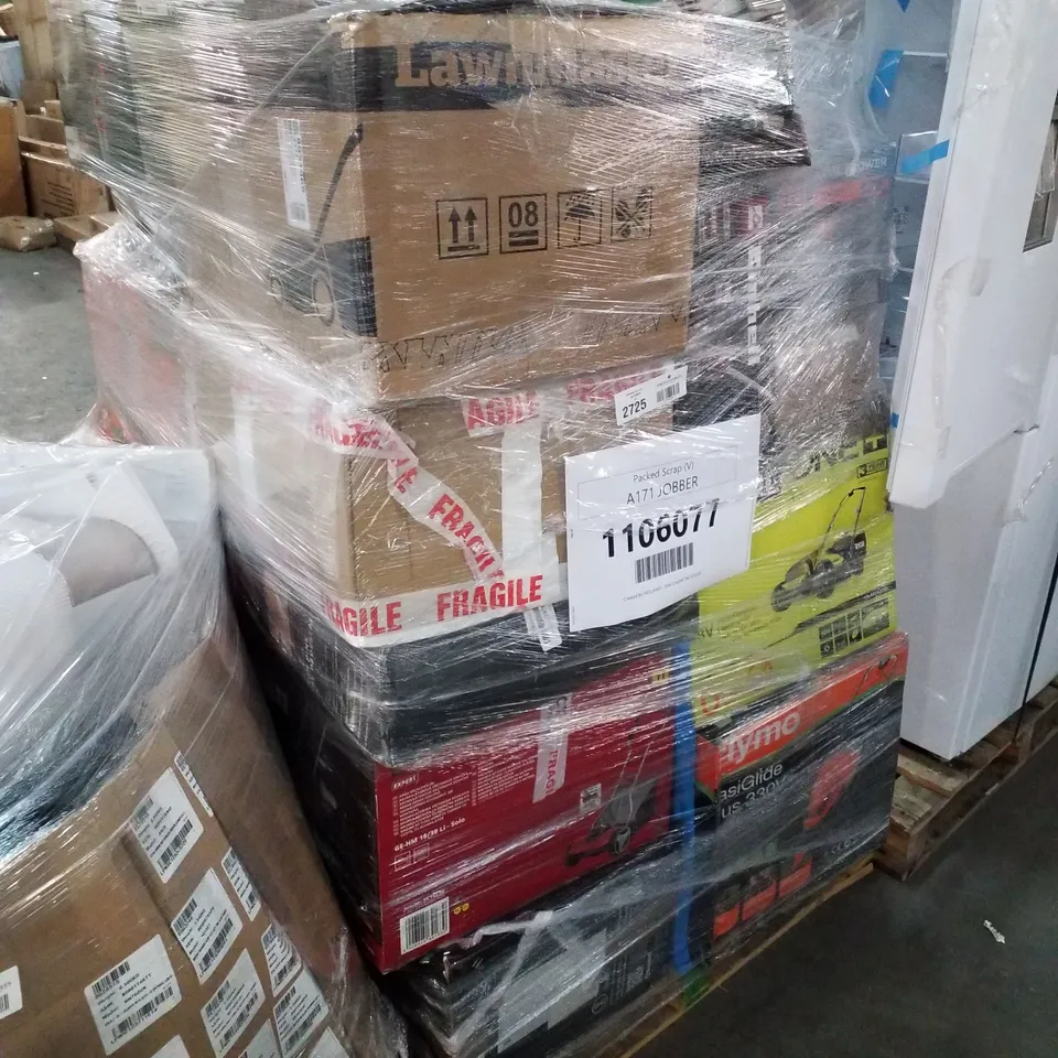 PALLET OF APPROXIMATELY 18 UNPROCESSED RAW RETURN HOUSEHOLD AND ELECTRICAL GOODS TO INCLUDE;