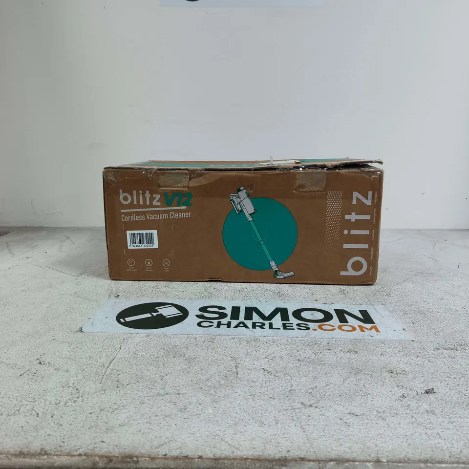 BLITZ V12 CORDLESS VACUUM CLEANER – BOXED
