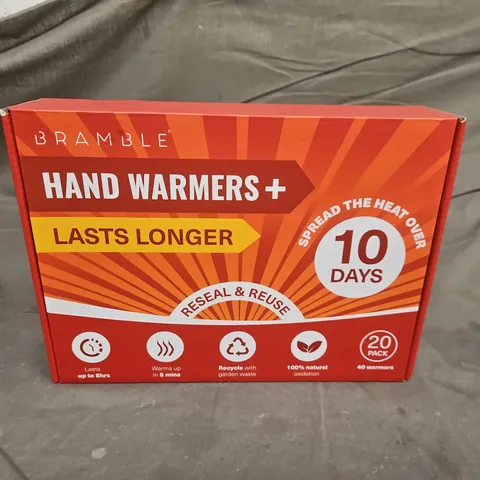 BRAMBLE HAND WARMERS+ 20-PACK – BOXED 