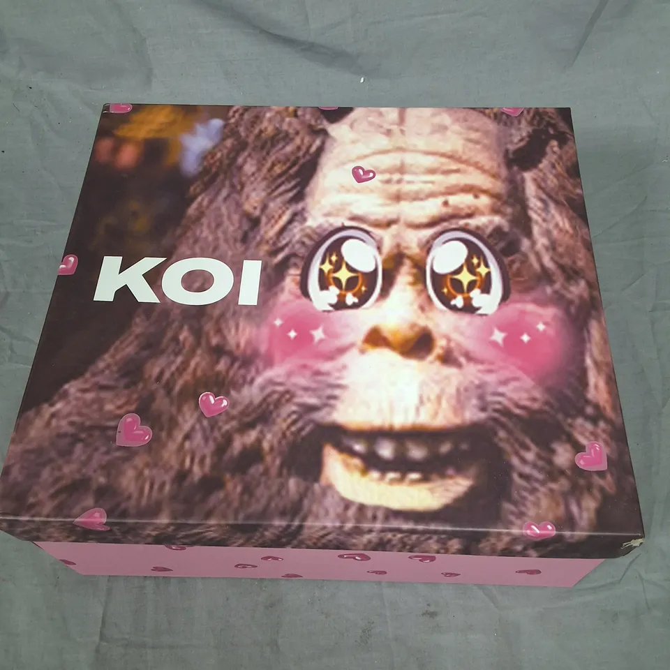 BOXED KOI FAMILY PASTEL PINK PLATFORM BOOTS - UK5