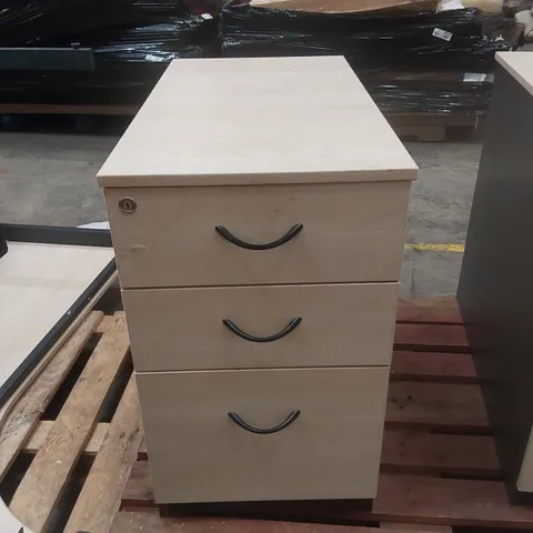 3-DRAWER WOODEN FILING CABINET