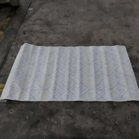 LAMAVOLA LINE RUG YELLOW/GREY // SIZE: 80 X 150cm