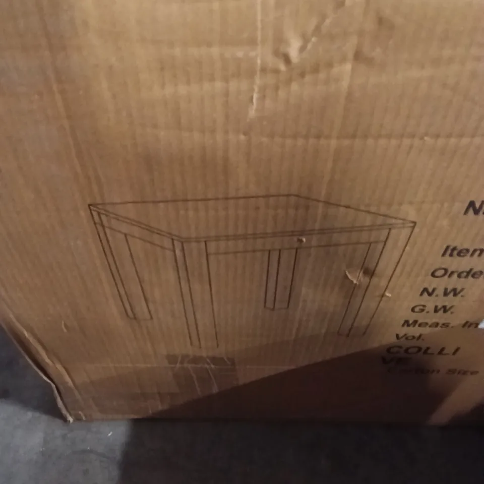 BOXED SMALL WOODEN TABLE