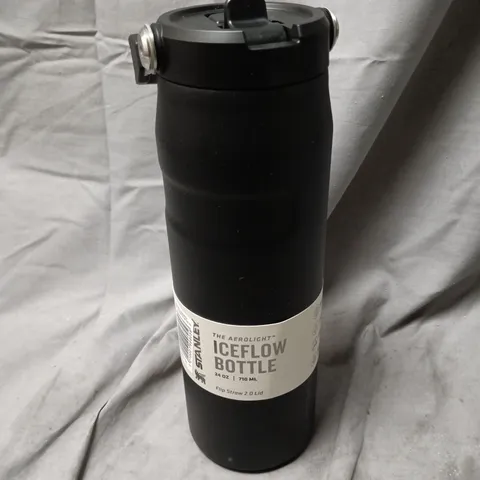 STANLEY ICEFLOW BOTTLE 710ML (24 OZ) – BLACK, FLIP STRAW 2.0 LID