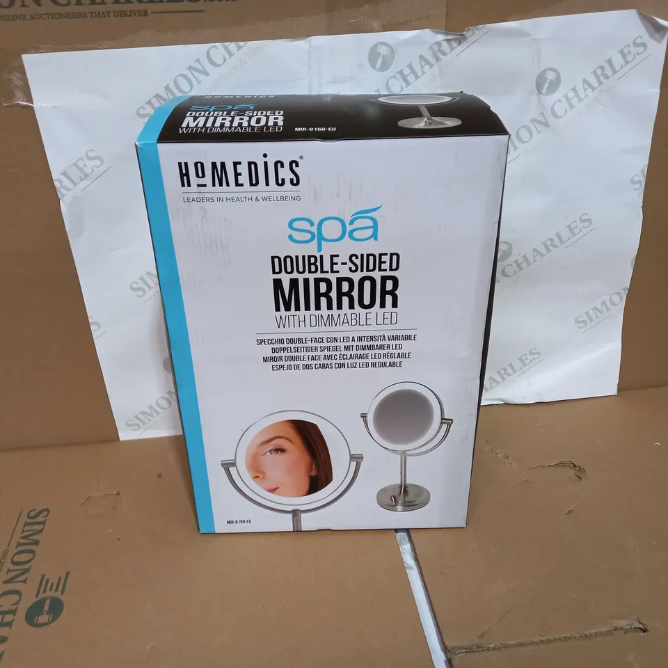 BOXED HOMEDICS SPA DOUBLE SIDED MIRROR MIR-8150-EU
