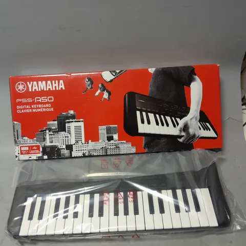 BOXED YAMAHA P55-A50 DIGITAL KEYBOARD IN BLACK