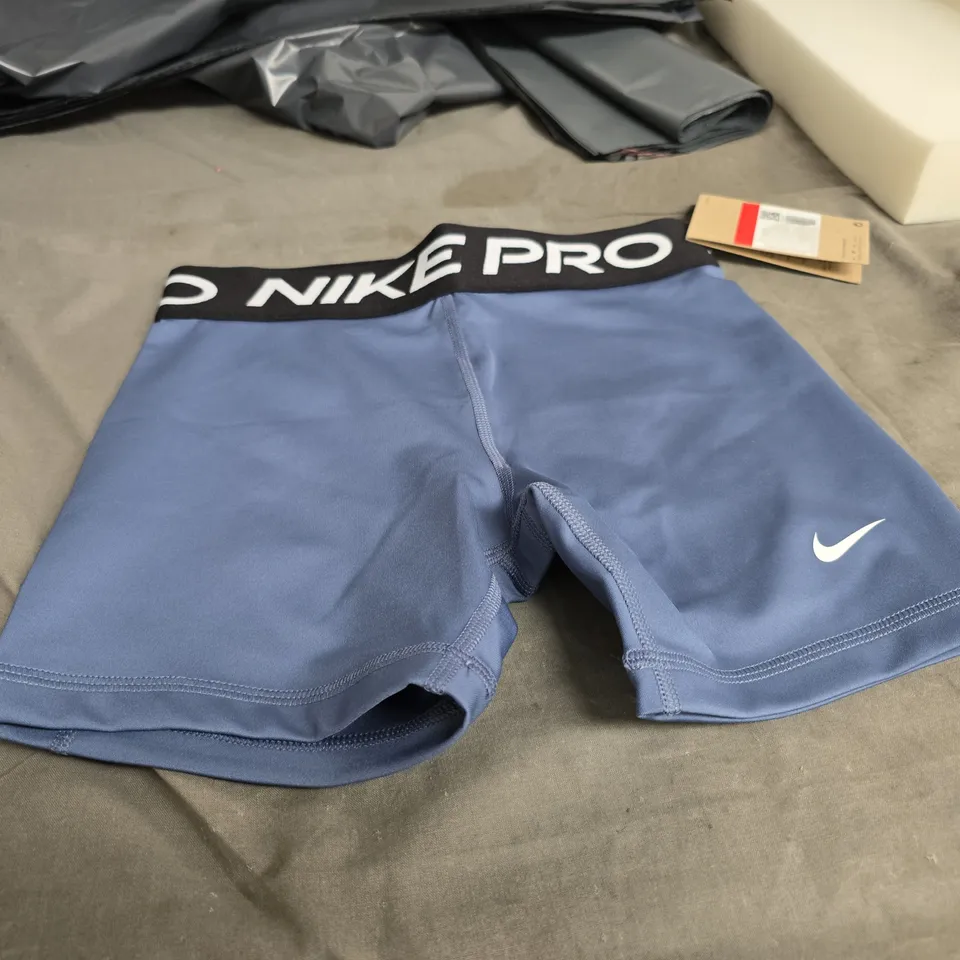 NIKE PRO KIDS TRAINING SHORTS – BLUE (LG)