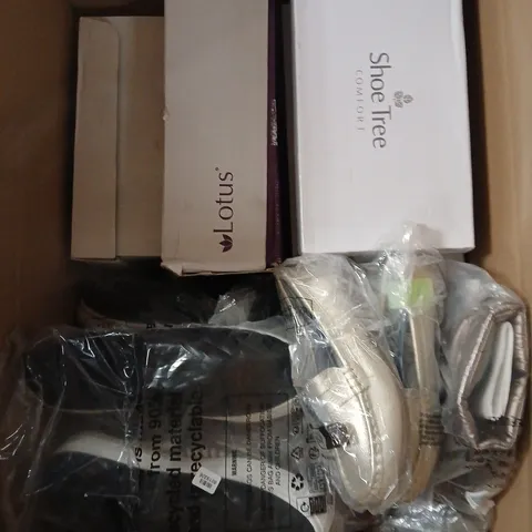 APPROXIMATELY 15 ASSORTED PAIRS OF SHOES IN VARIOUS STYLES & SIZES