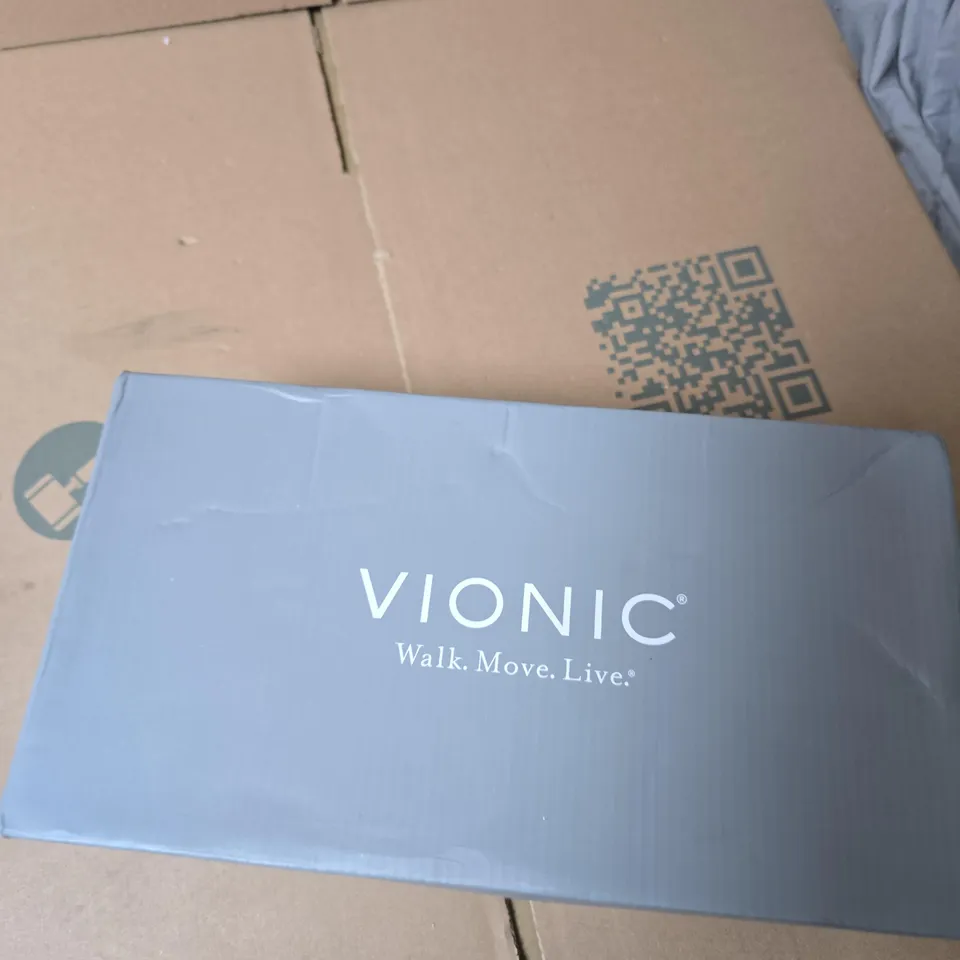 VIONIC LEATHER LOAFERS – BEIGE – WOMEN’S SLIP-ON SHOES UK 3