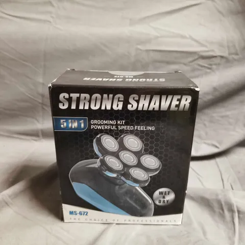STRONG SHAVER 5-IN-1 GROOMING KIT – WET & DRY (MS-672) – BOXED 