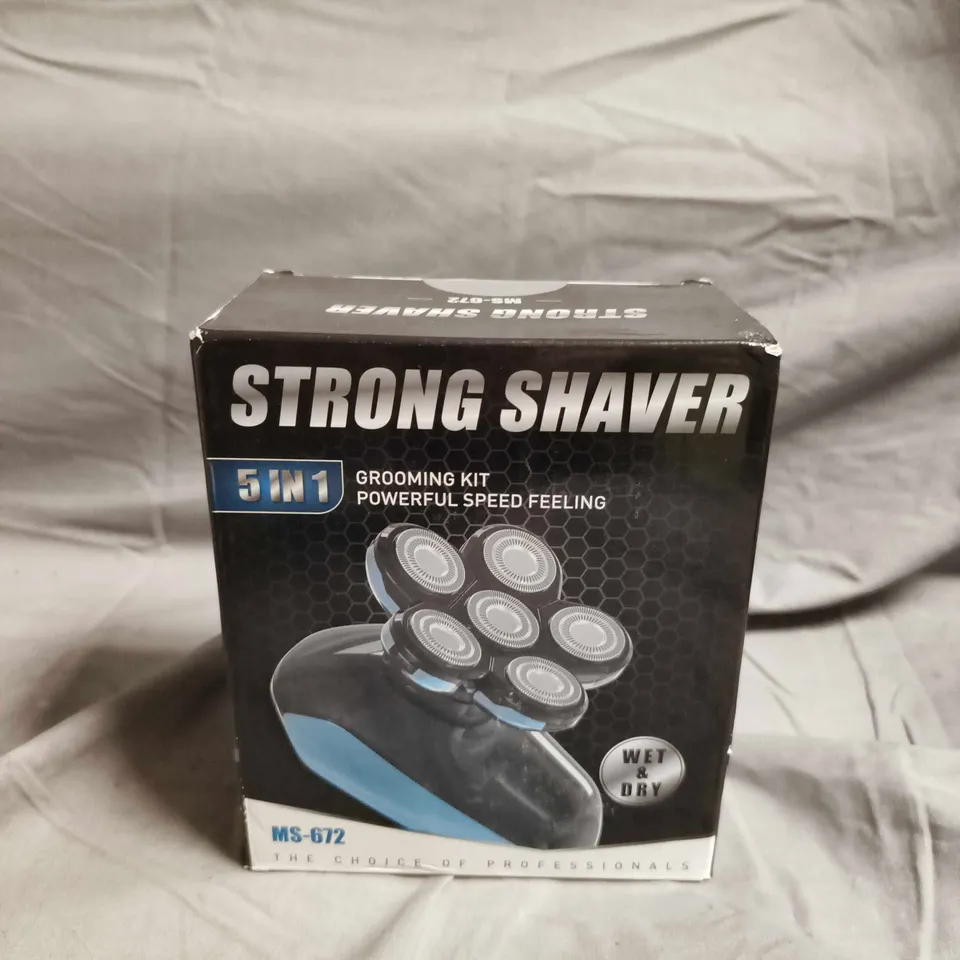 STRONG SHAVER 5-IN-1 GROOMING KIT – WET & DRY (MS-672) – BOXED 