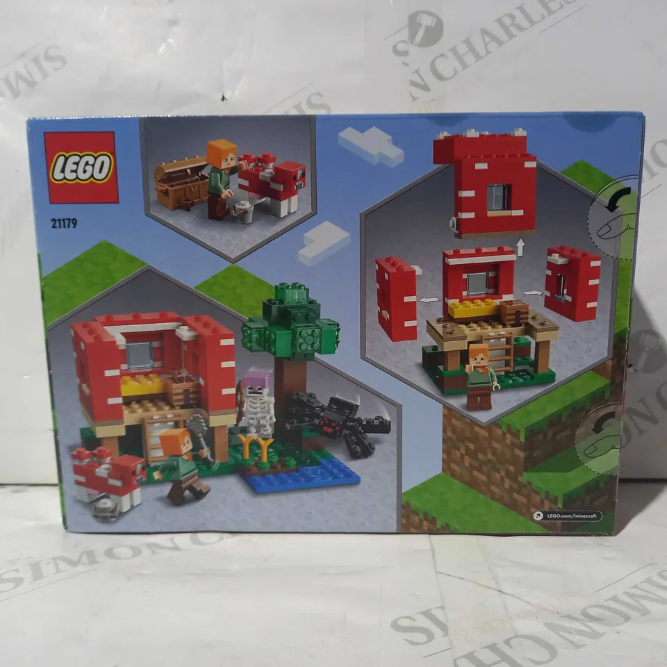 LEGO 21179 MINECRAFT THE MUSHROOM HOUSE