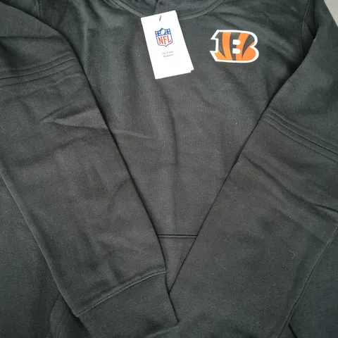 NIKE NFL CLUB LONG SLEEVE HOODIE IN BLACK - CINCINNATI BENGALS