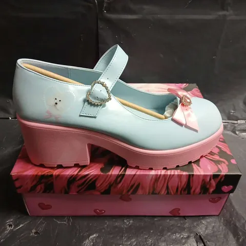 BOXED PAIR OF KOI TIRA MARY JANE 'POODLE PRINCESS EDITION SHOES – UK 11