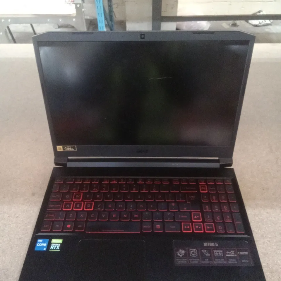 PACKAGED ACER NITRO 5 GAMING LAPTOP - BLACK/RED