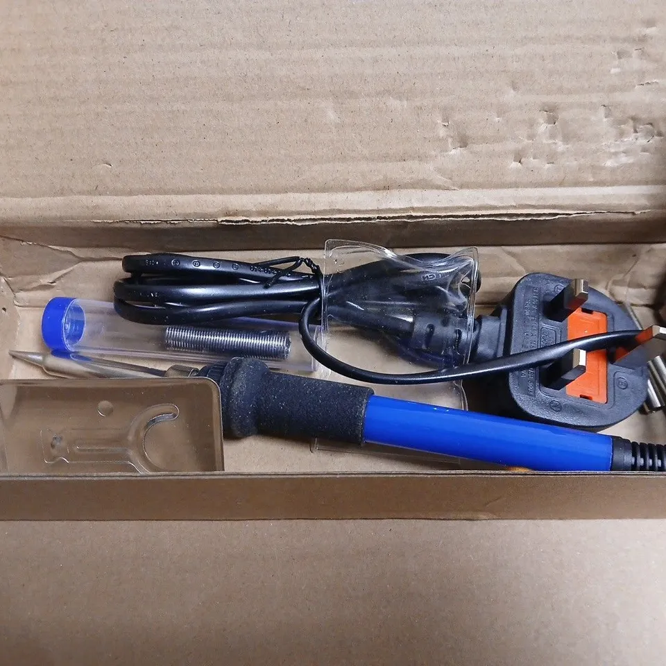 BLUE-HANDLE SOLDERING IRON KIT