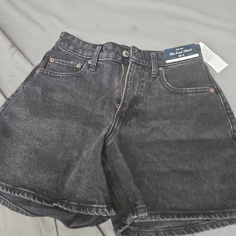 ABERCROMBIE & FITCH THE DAD SHORT HIGH RISE – CURVE LOVE, WOMEN'S DENIM SHORTS - 25