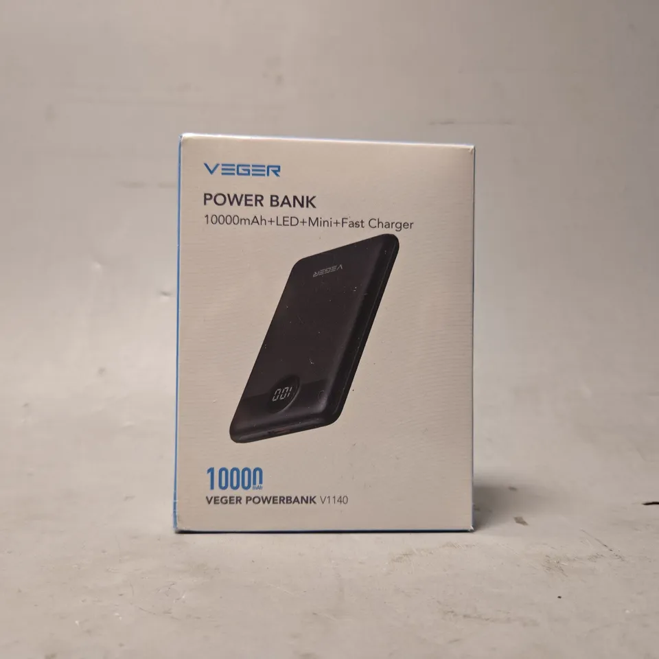 SEALED VEGER POWER BANK 10000MAH