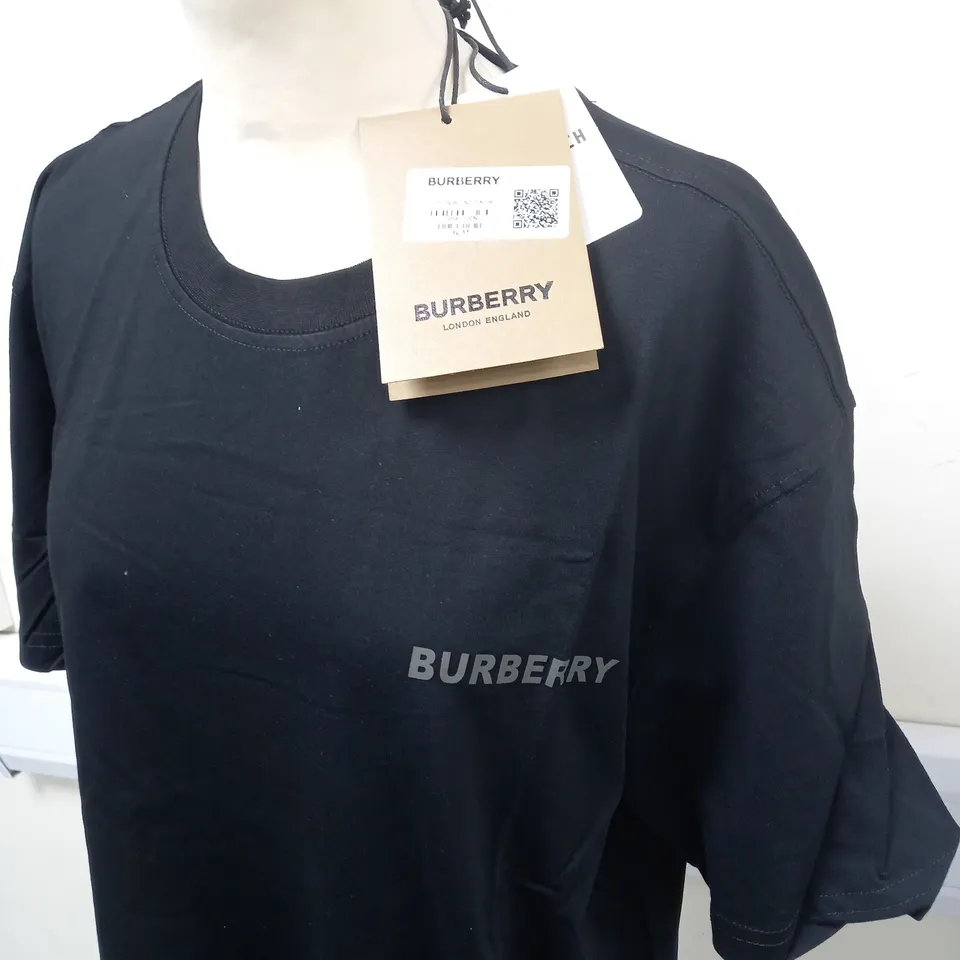 BURBERRY LOGO PRINT T-SHIRT SIZE L 