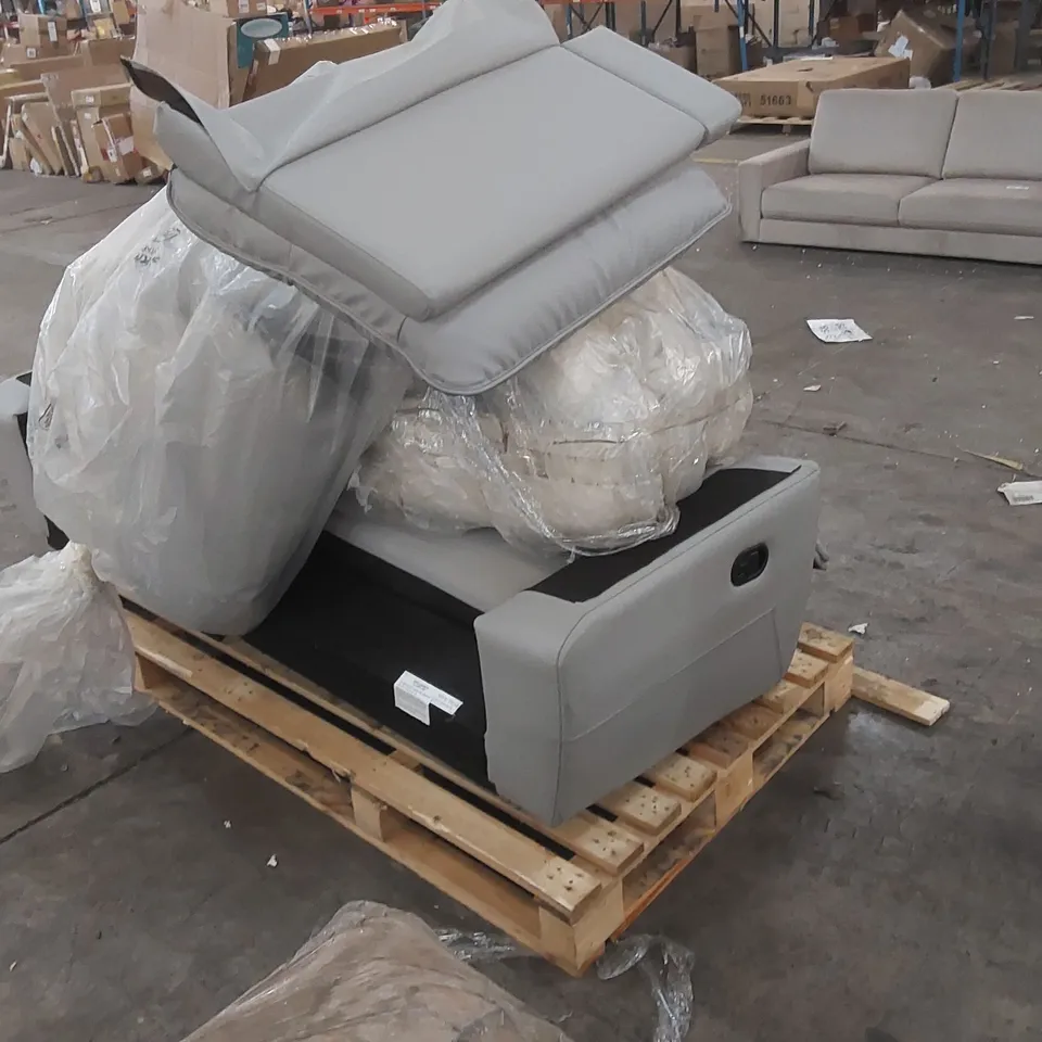PALLET CONTAINING A LARGE ASSORTMENT OF INCOMPLETE SOFA PARTS
