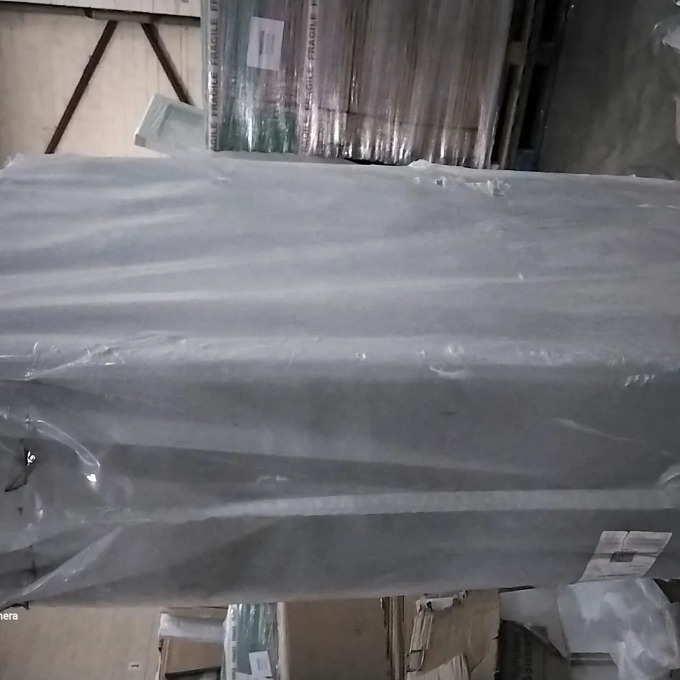 BAGGED END OTTOMAN SINGLE GREY