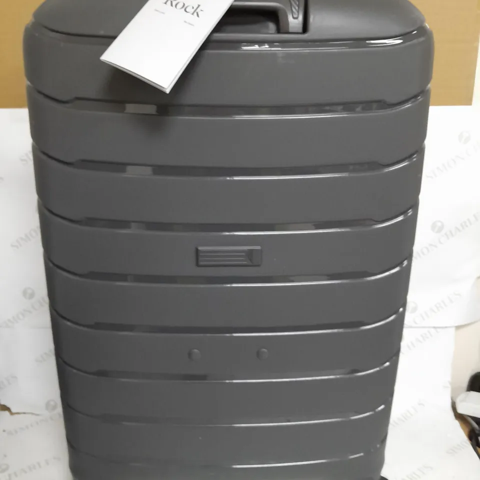 BOXED ROCK PRIME CHARCOAL SUITCASE