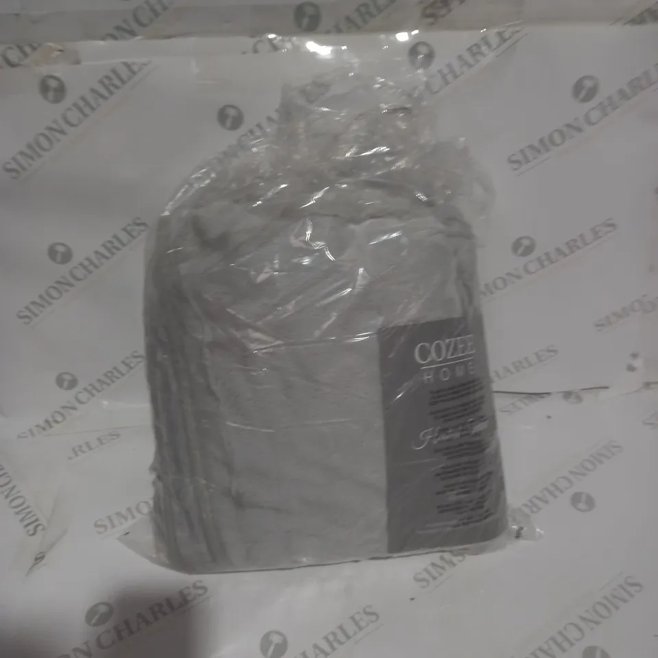 COZEE HOME VELVET SOFT HEATED BLANKET IN GREY