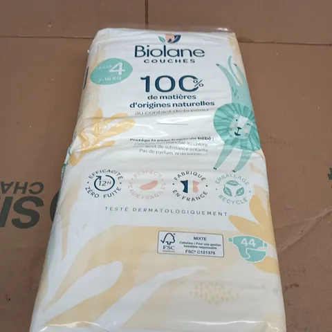BIOLANE BABY NAPPIES SIZE 4 (7–18 KG) – 44 NAPPIES