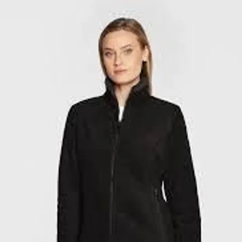 REGATTA WOMENS BRANDALL FULL ZIP HEAVYWEIGHT FLEECE JACKET BLACK UK SIZE 20