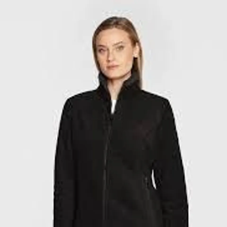 REGATTA WOMENS BRANDALL FULL ZIP HEAVYWEIGHT FLEECE JACKET BLACK UK SIZE 20