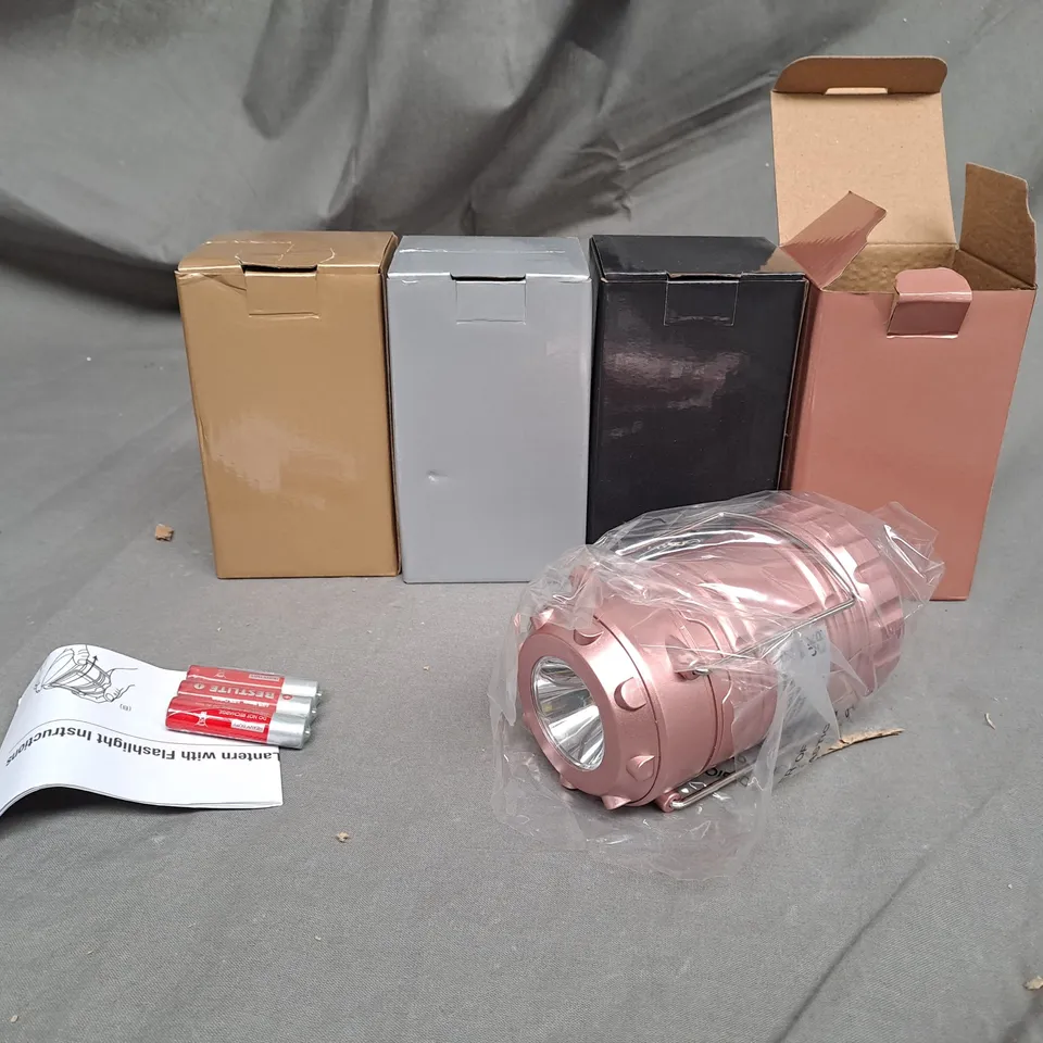 SCB SET OF 4 MINI POP-UP METALLIC LIGHTS