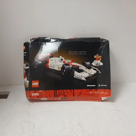 LEGO MCLAREN MP4/4 AND AYRTON SENNA ICONS 