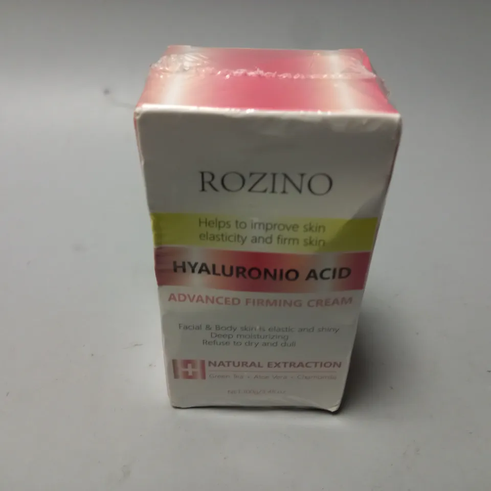 BOXED AND SEALED ROZINO HYALURONIO ACID FIRMING CREAM (100g)