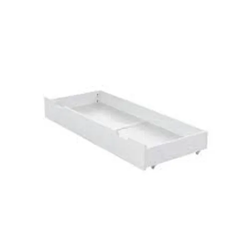 BOXED OBABY UNDER DRAWER 140 X 70cm, FOR A COT BED - WHITE (1 BOX)
