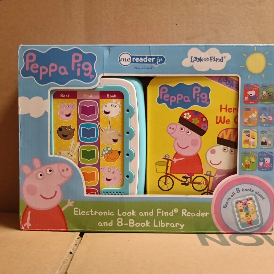 PEPPA PIG ELECTRONIC LOOK & FIND READER WITH 8-BOOK LIBRARY