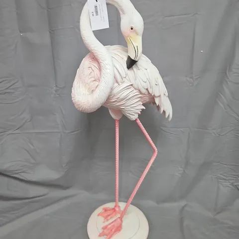 GARDEN REFLECTIONS COASTAL EDIT FLAMINGO SCULPTURE
