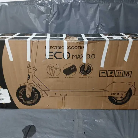 BOXED ZINC ECO MAX 3.0 ELECTRIC SCOOTER - COLLECTION ONLY 