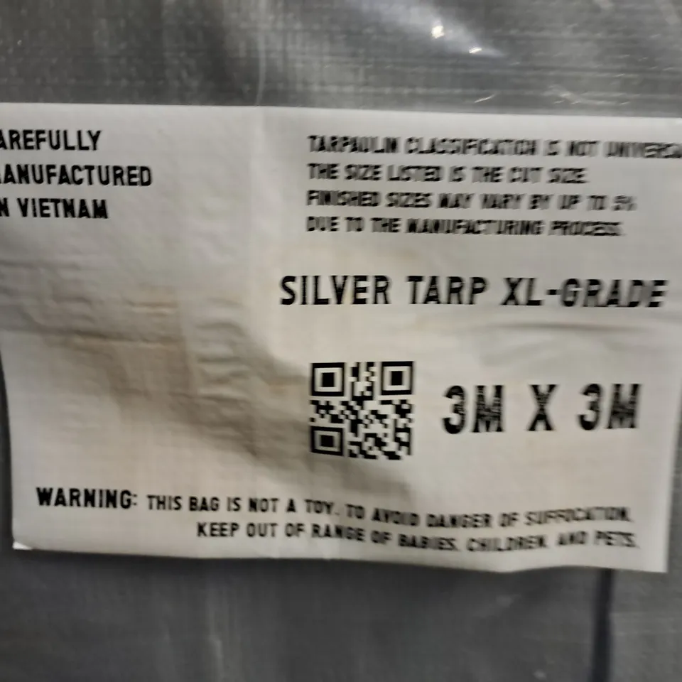 SILVER TARP XL-GRADE - 3M X 3M