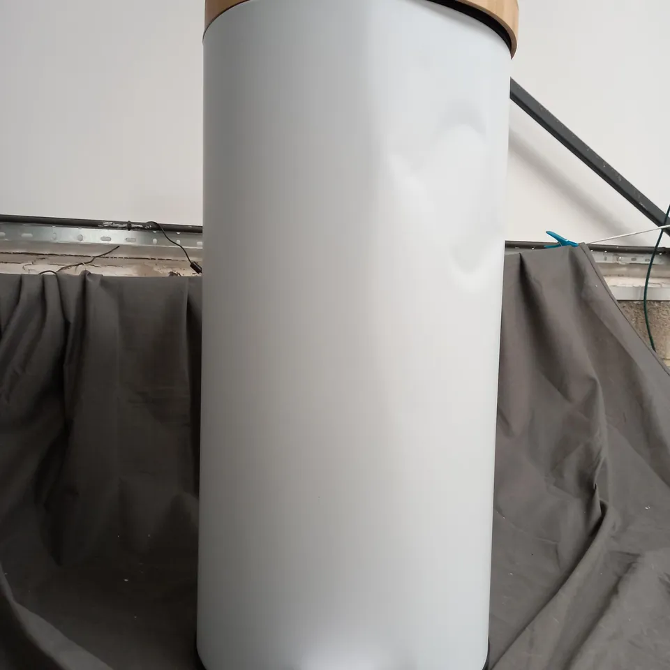 BOXED WHITE 30L PEDAL BIN 