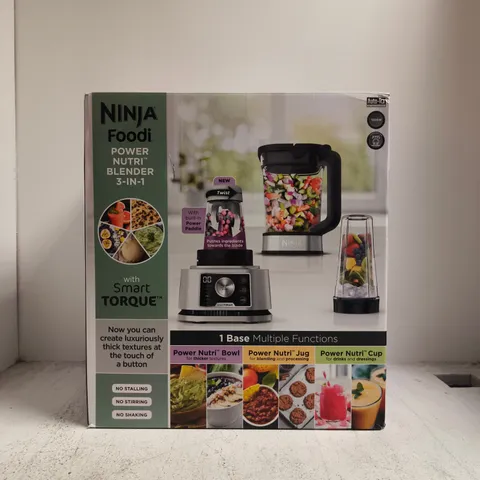 BOXED NINJA FOODI POWER NUTRI 3-IN-1 BLENDER