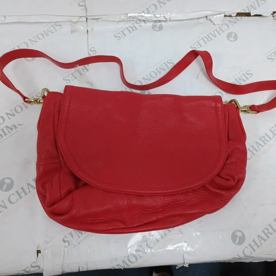 MULBERRY RED SHOULDER BAG WITH TRAVEL BAG