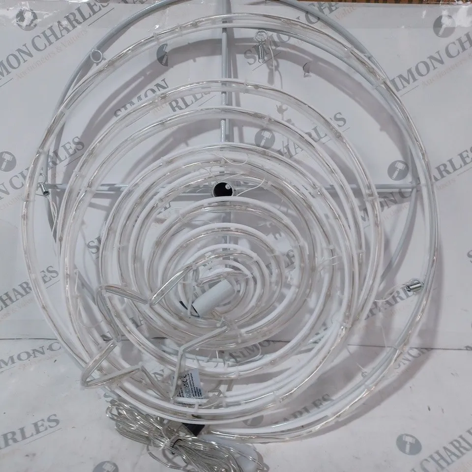 BOXED SANTAS BEST INDOOR/OUTDOOR RAINBOW SPIRAL LIGHTUP TREE