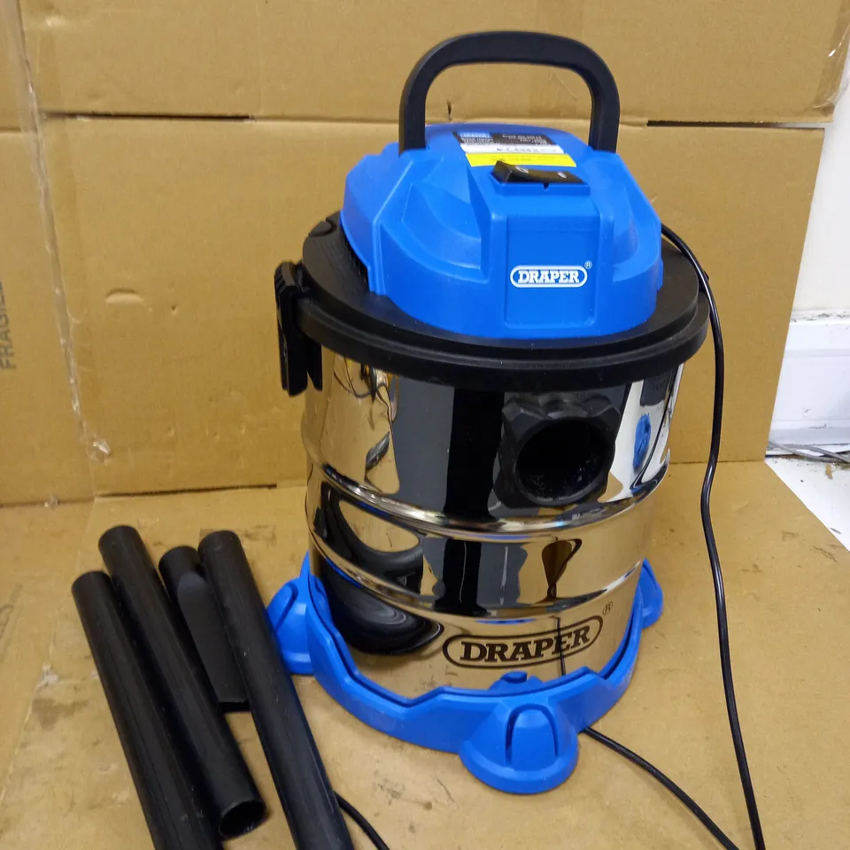 DRAPER 20515 WET AND DRY 1250W VACUUM CLEANER
