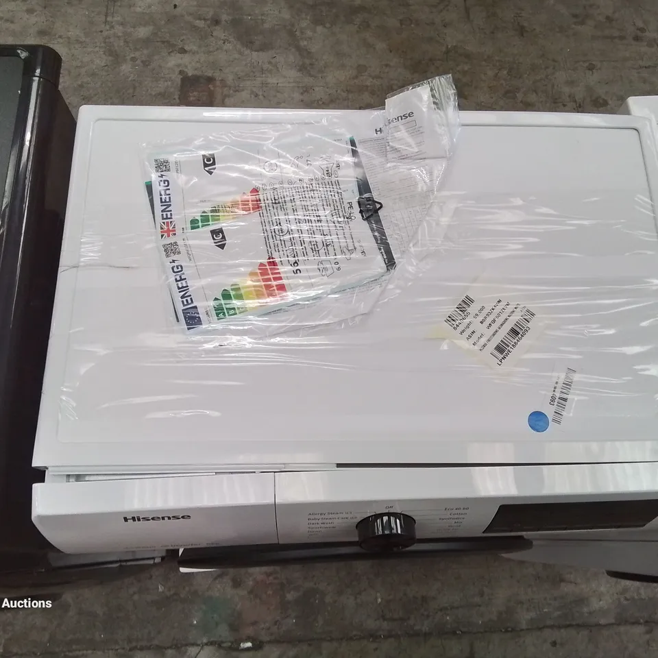 HISENSE FREESTANDING 6KG WASHING MACHINE IN WHITE, MODEL: WFQP6012EVM