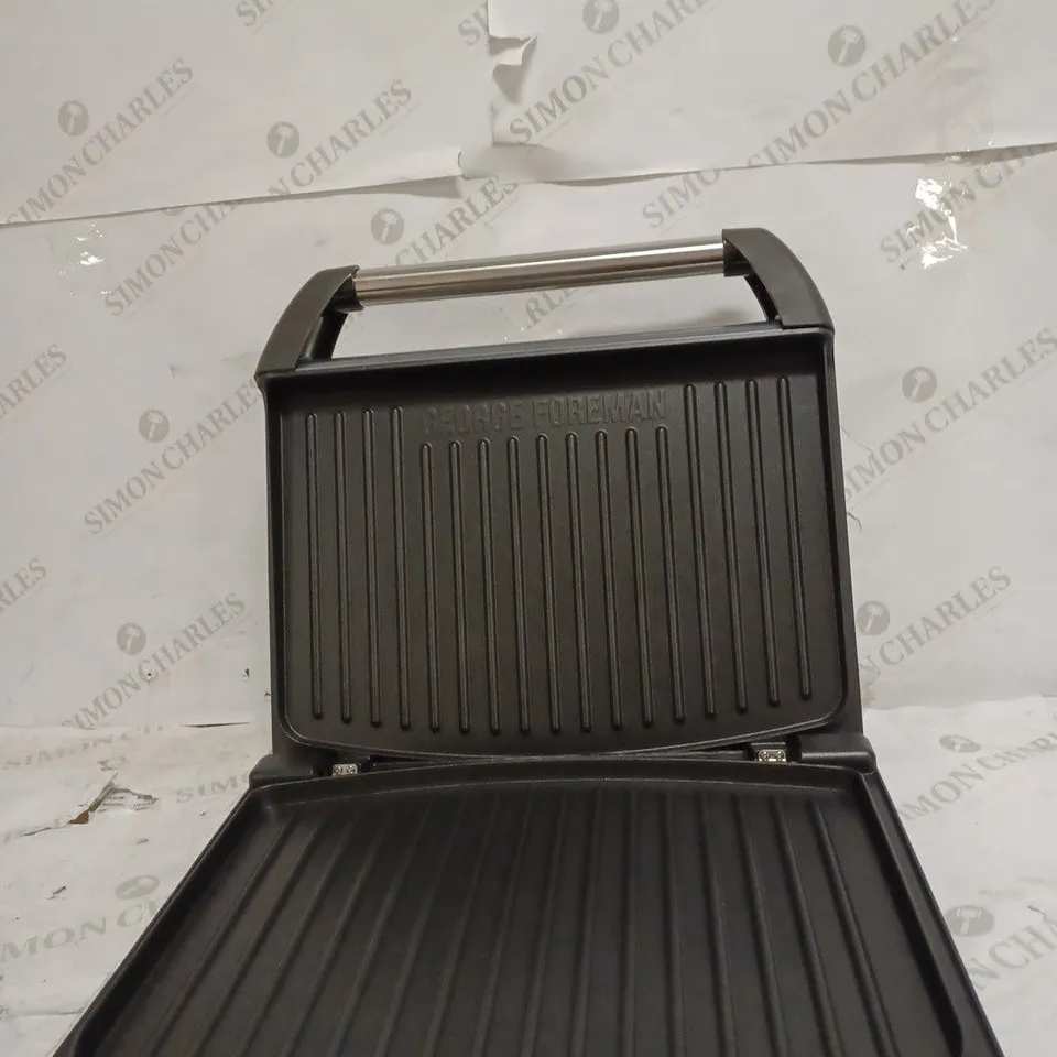 GEORGE FOREMAN LARGE GREY STEEL GRILL 25051