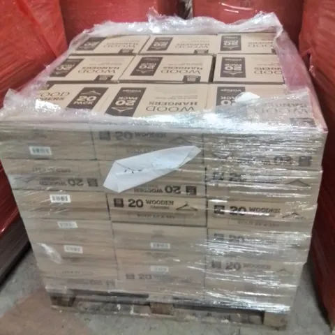 PALLET OF COAT HANGERS