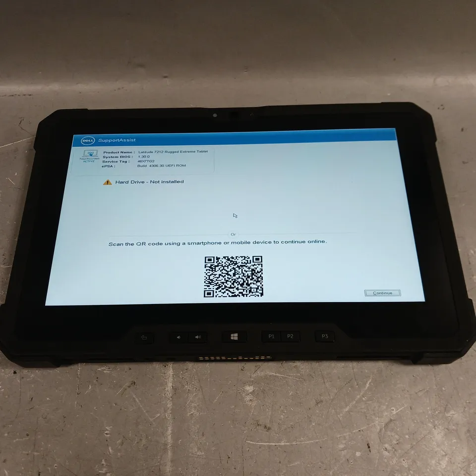DELL LATITUDE 7212 RUGGED EXTREME TABLET 