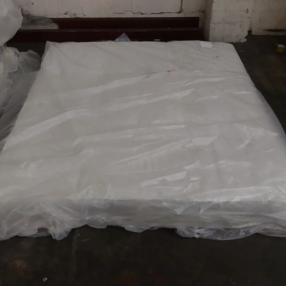 QUALITY BAGGED 6FT SUPERKING HYBRID MEMORY NATURAL OPEN COIL MATTRESS 