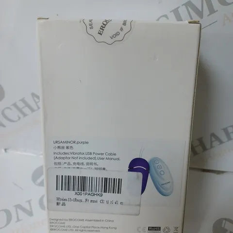 BOXED SEALED EROCOME WIRELESS VIBRATOR FOR WOMEN 